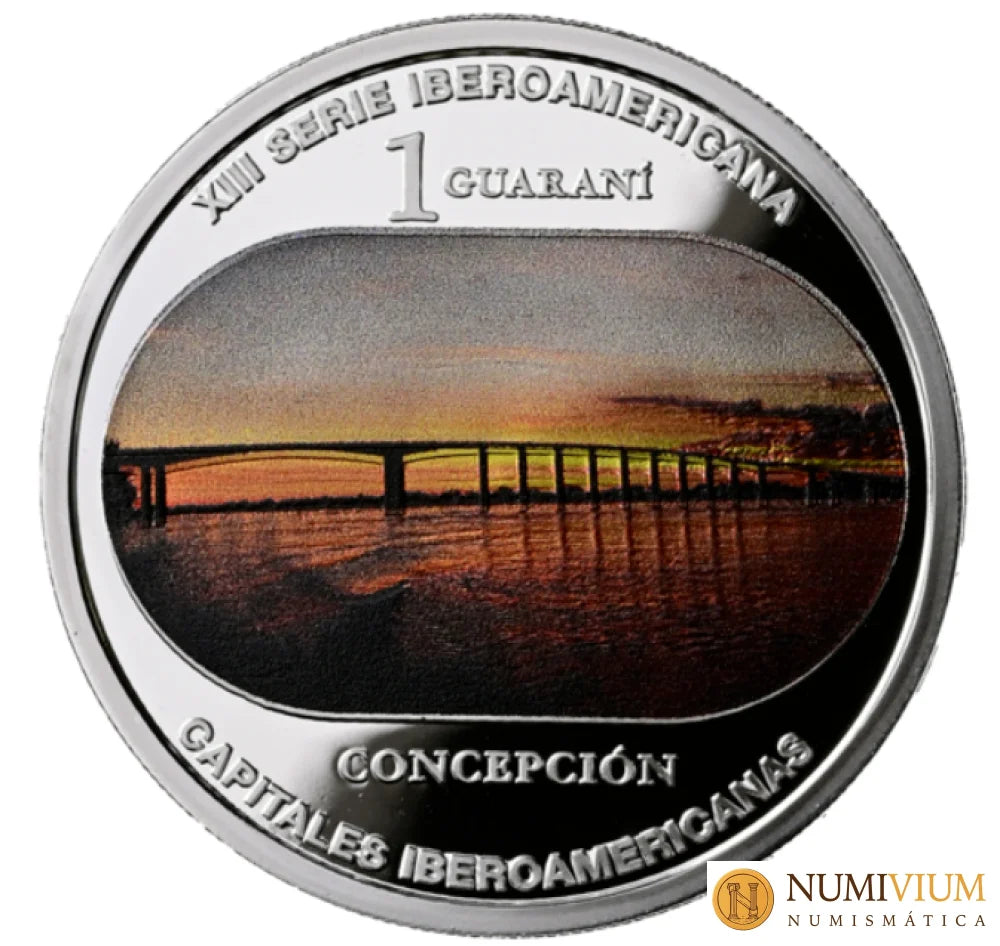 XIII SERIE IBEROAMERICANA ”CAPITALES”. Colección Color. Monedas de 7 países. 2024